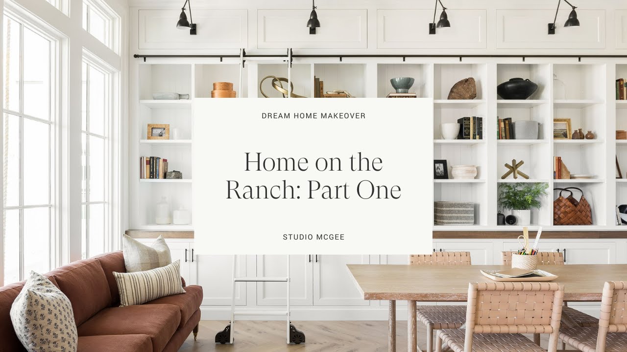 Home on the Ranch: Entryway, Library, and Mudroom