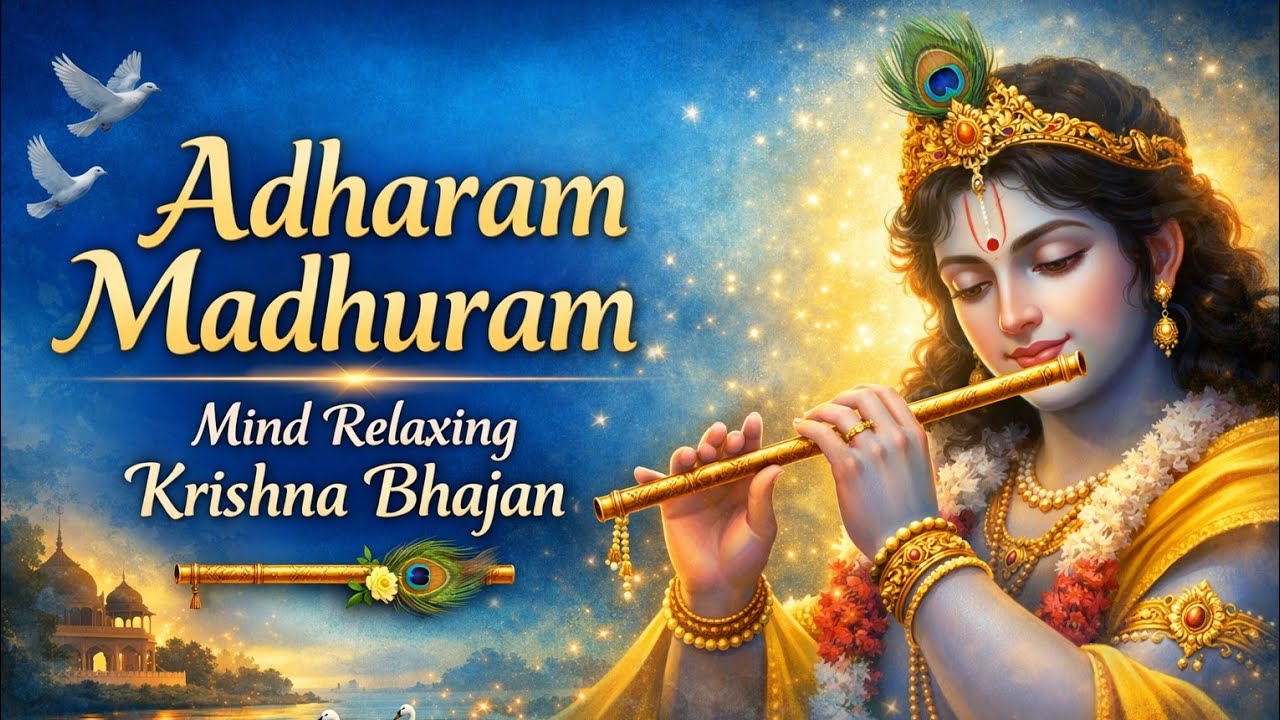 ‎Adharam Madhuram Krishna Bhajan | Sanskrit Devotional | Mind Relaxing Bhajan