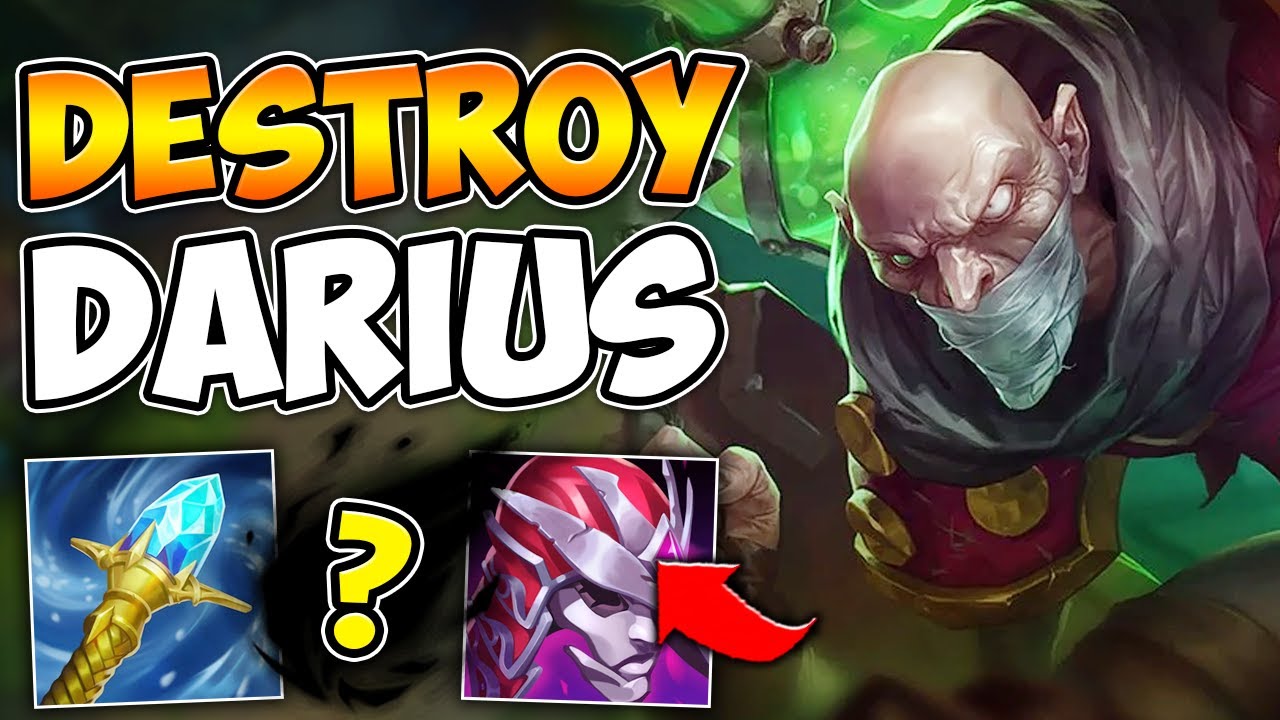How to beat Darius with one simple decision on Singed... (He Can't Play Against it)