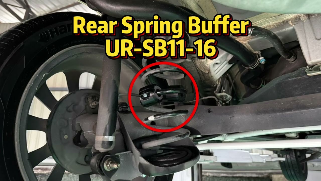 Ultra Racing | Perodua Bezza 1.3 '17 - Spring Buffer Installation Guide #ultraracing #springbuffer
