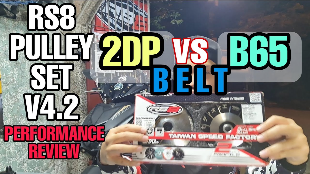 RS8 V4.2 PULLEY SET | 2DP O B65 BELT? | MAHIRAP ITONO! ETO ANG SECRETO!