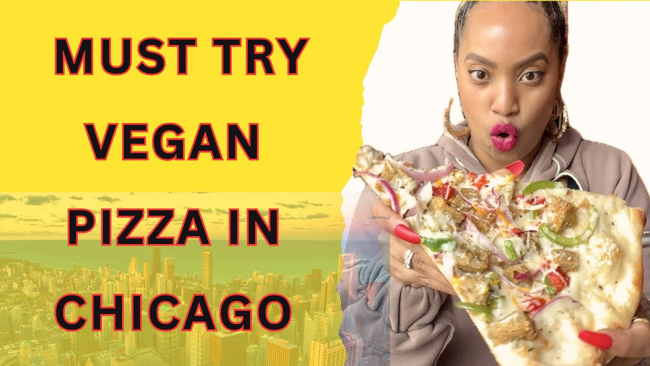 Vegan Oversized Pizza Slices in Chicago