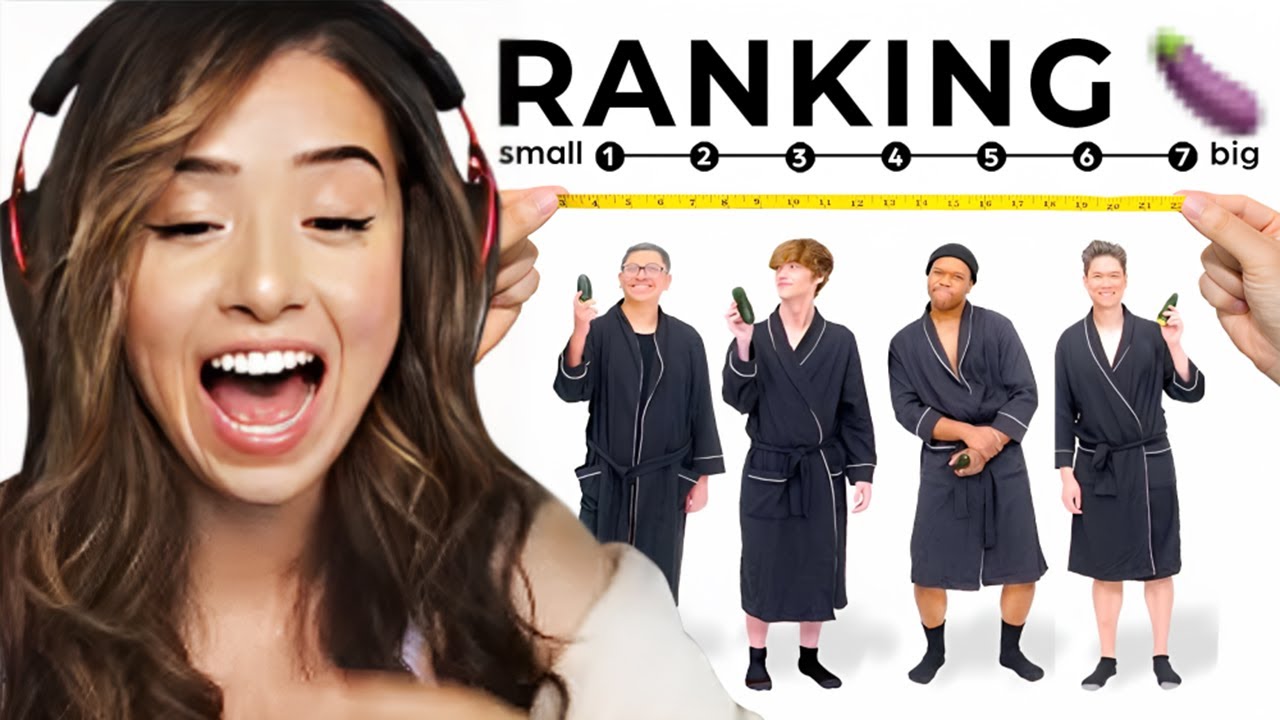 Men Rank Themselves By Penile Size - Pokimane Reacts to Jubilee