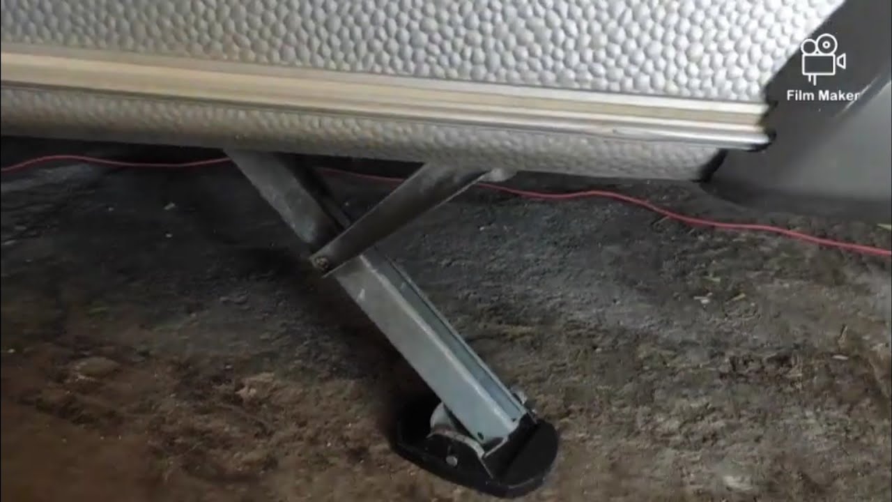 Engrasar patas de la caravana
