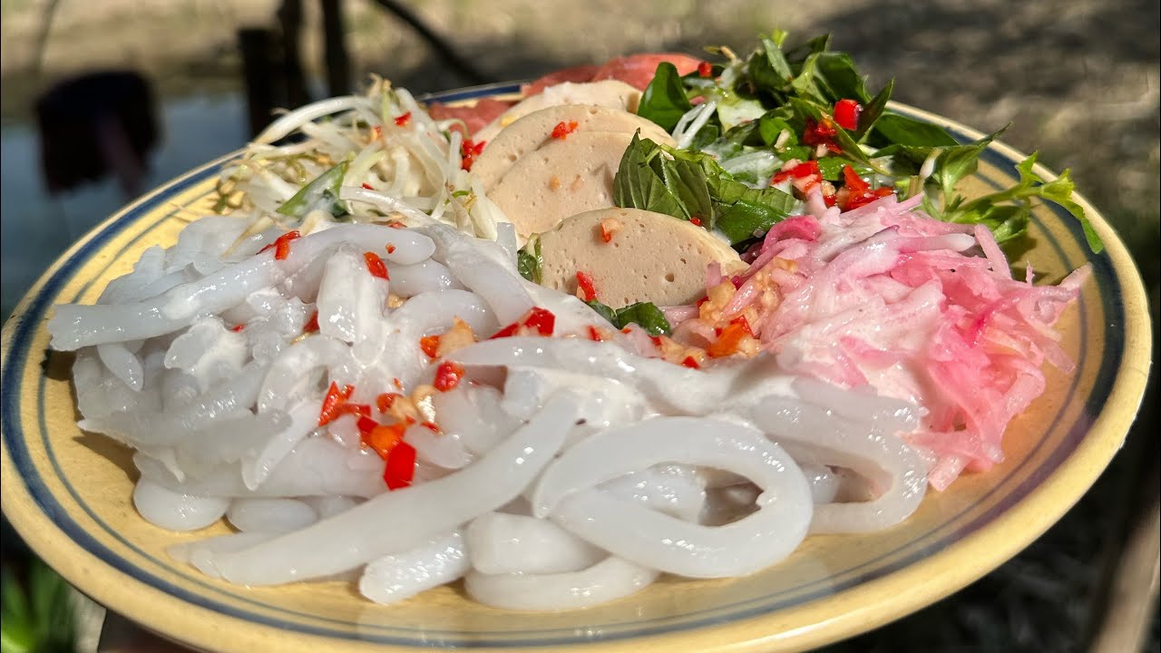 Bánh tằm xe… làm xong tưởng già luôn kk