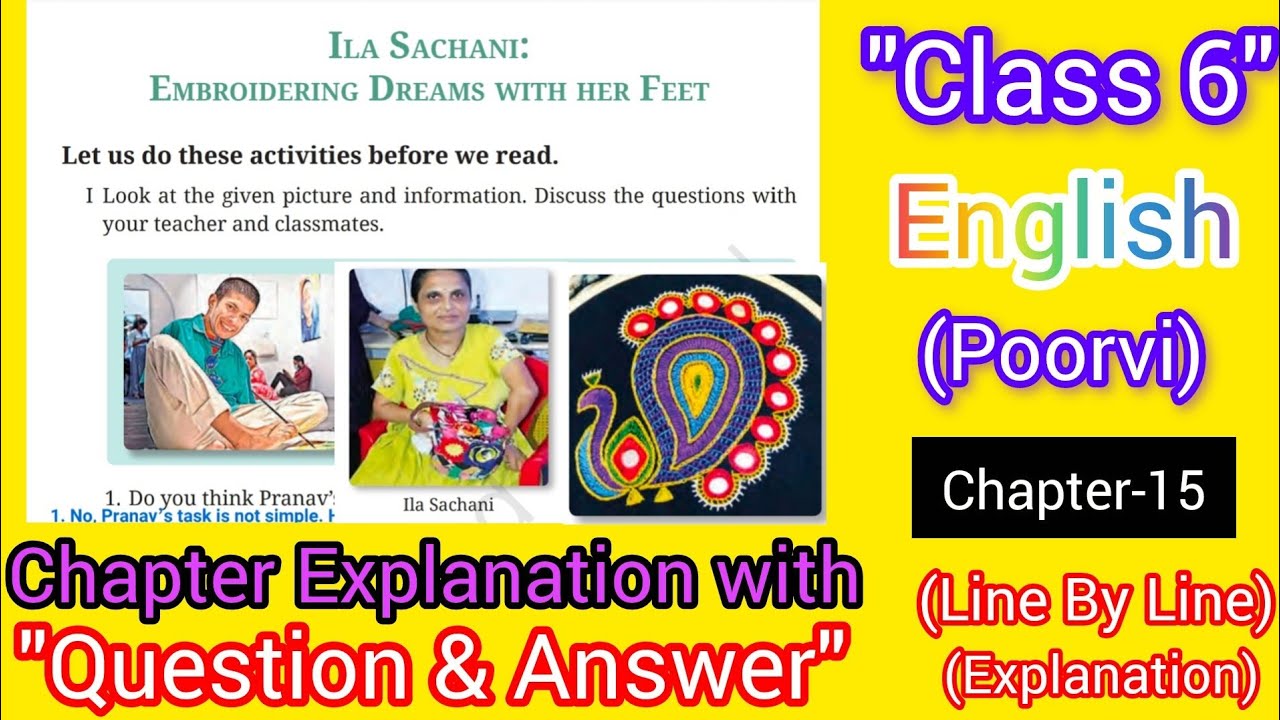 Class 6 English Poorvi Ch 15 | Line by Line Explanation + Q&A | NCERT | 
