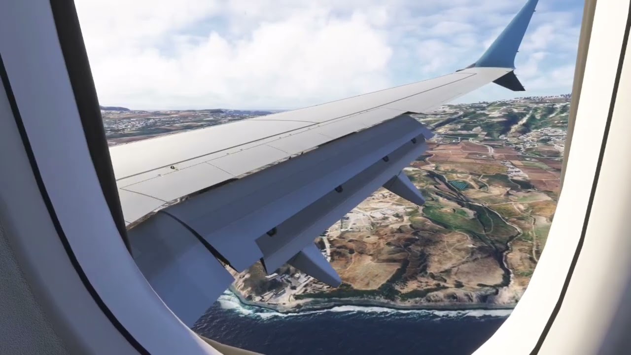 Landing Santorini International Airport 🇬🇷 | LGSR | iFly 737 Max8 | MSFS2024 | Cockpit View 