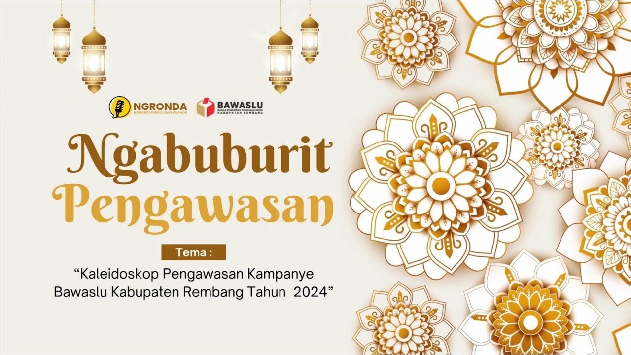 [NGABUBURIT PENGAWASAN] 