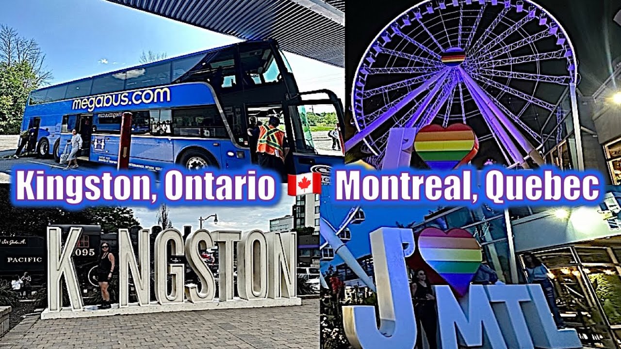 MEGABUS From Kingston, Ontario to Montreal, Quebec 