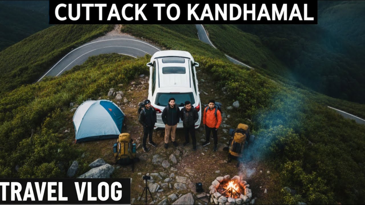 ଅଧା ରାତିରେ plan ହେଲା Cuttack To Kandhamal || Road Trip New Vlog ||Baibali Hill View #travelvlog