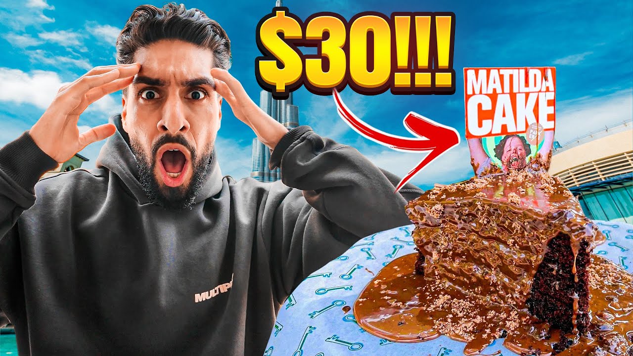 $30 for ONE SLICE?! 🤯 I tried Dubai's MOST VIRAL cake (Matilda Cake)