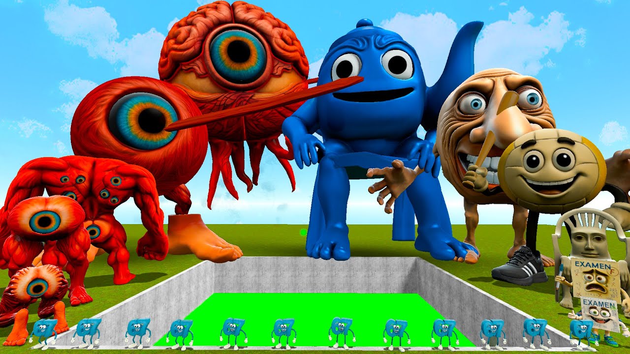 BIG HOLE TOXIC NEW TOK TOK MATAH VS ALL ITALIAN AI BRAINROT MEMES SPARTAN KICKING in Garry's Mod!