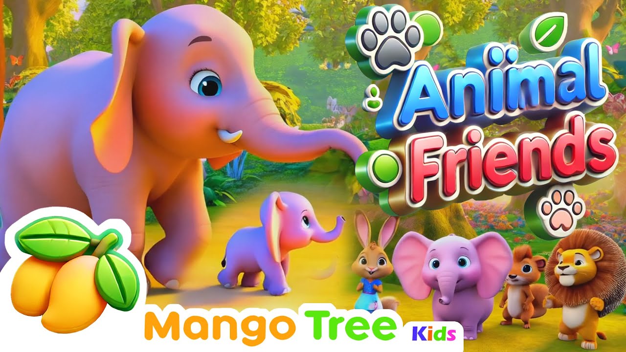 Animal Song 02 | Mangotree Kids Nursery Rhymes & Kids Songs | Mangotree (with lyrics)