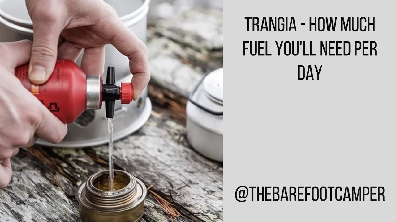 Trangia - how much fuel you'll need per day