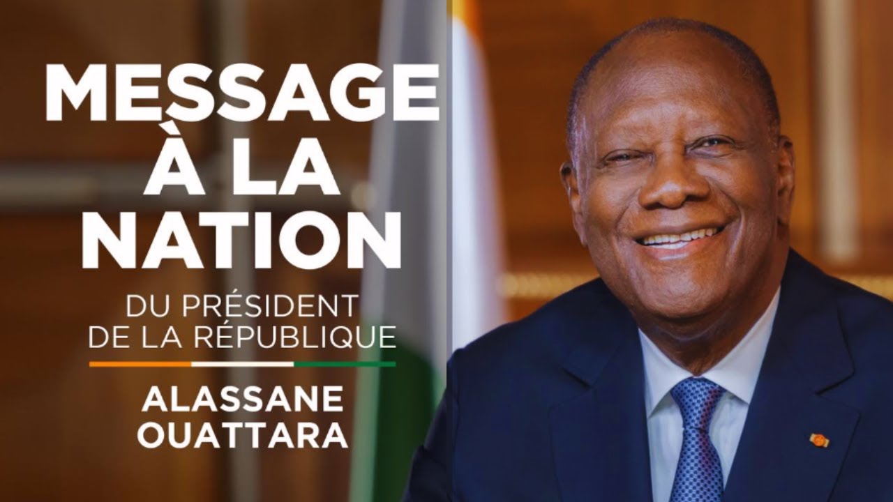 Прямая трансляция: Обращение Алассана Уаттары к нации.
