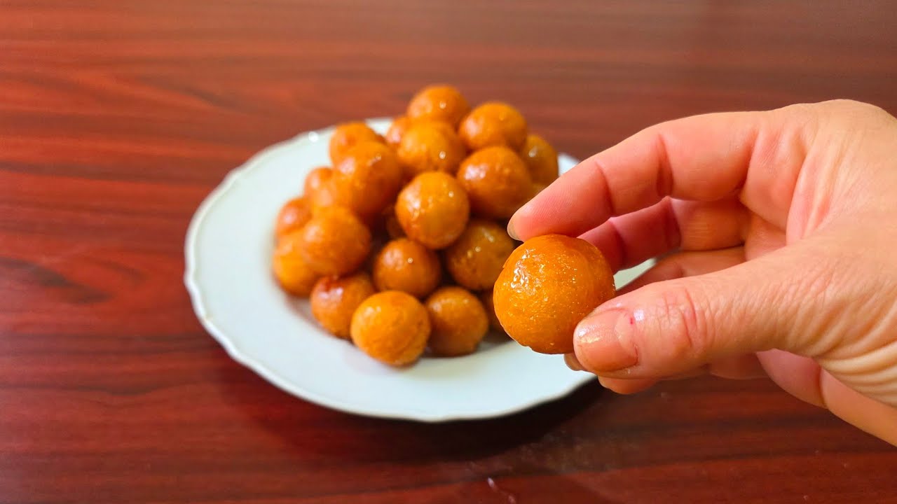 مش هتعملي زلابية ولا بلح الشام تاني ❌ حلوى قرمشة من برة وطراوة من جوة 😱