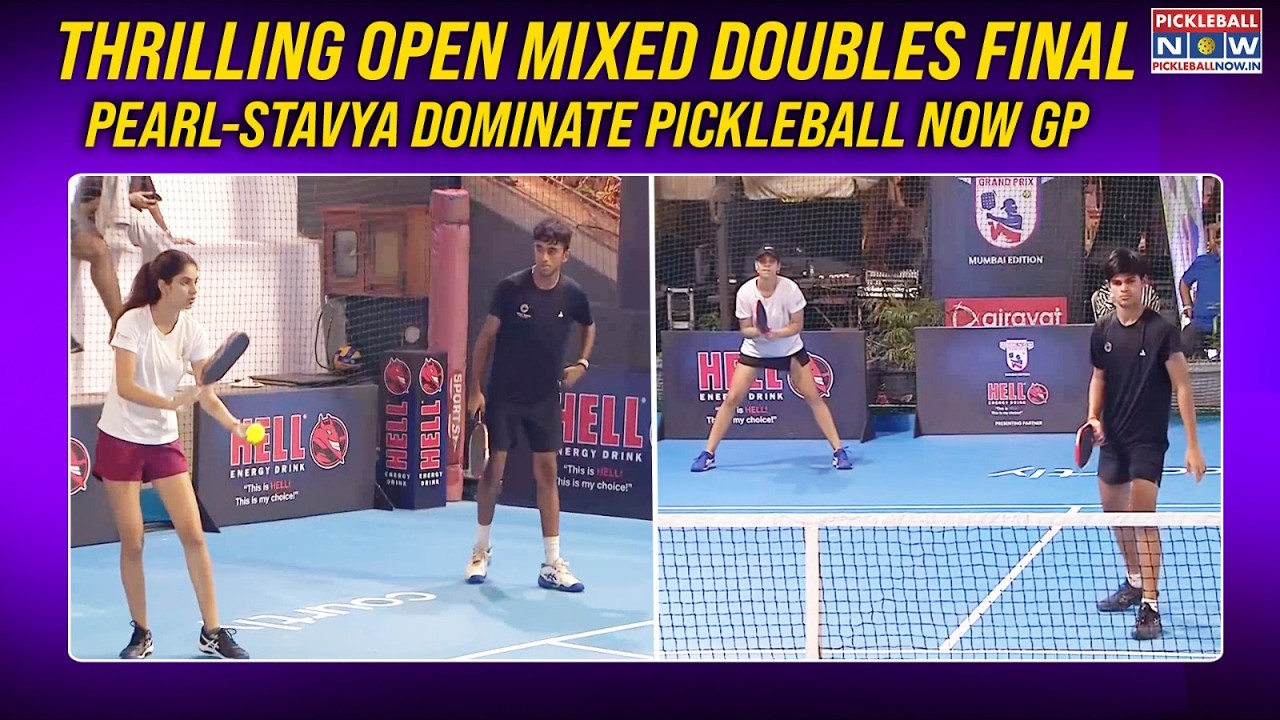 Pearl-Stavya Dominate in Style! Thrilling Open Mixed Doubles Final at Pickleball Now Grand Prix