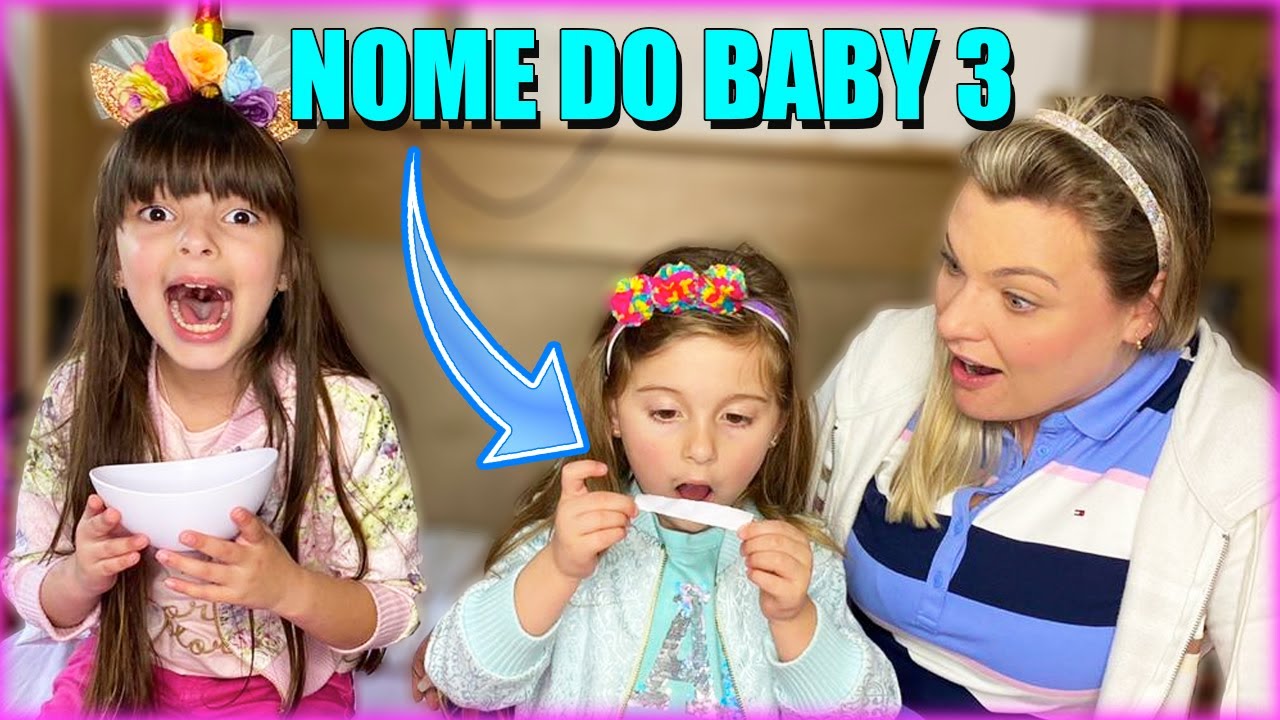 ESCOLHENDO O NOME DO BEBÊ ❤️ JÉSSICA GODAR, LAURINHA E HELENA