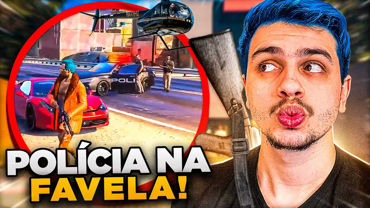 POLICIA ME PEGOU NA FAVELA ARMADO - GTARP - (CIDADE DA LOUD)