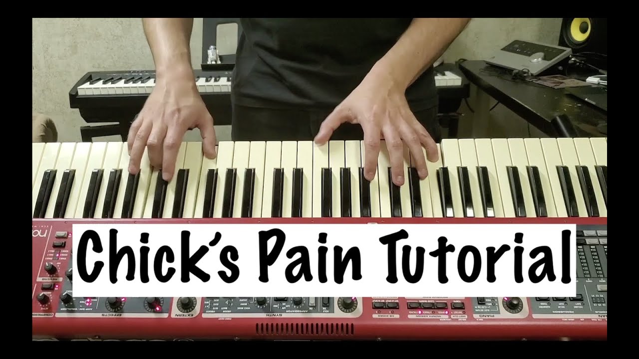 How to play Chick's Pain on Piano (Fast & Slow)
