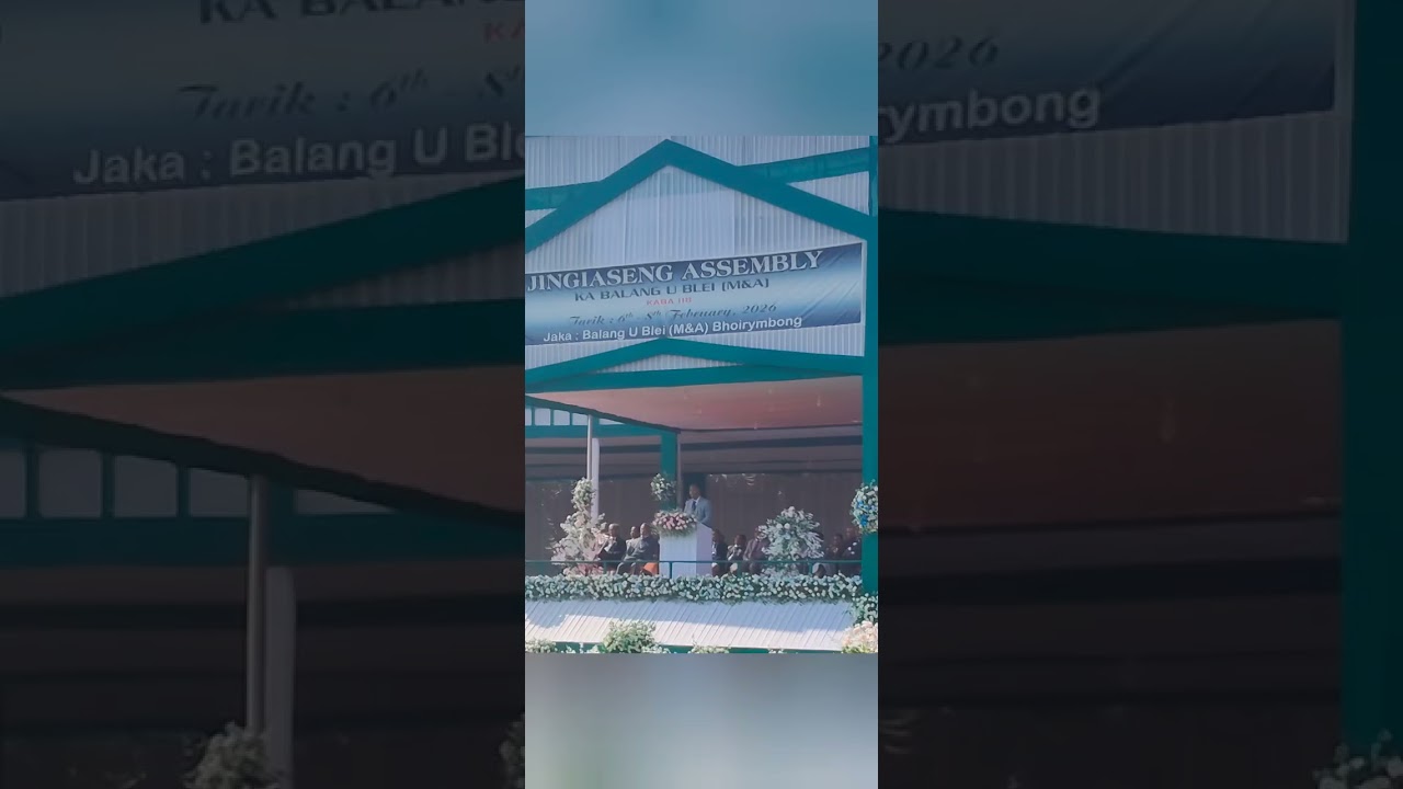 Rev,Dr.shanbor roy kharsyiemlieh., jingiaseng assembly 118..(por.10am)