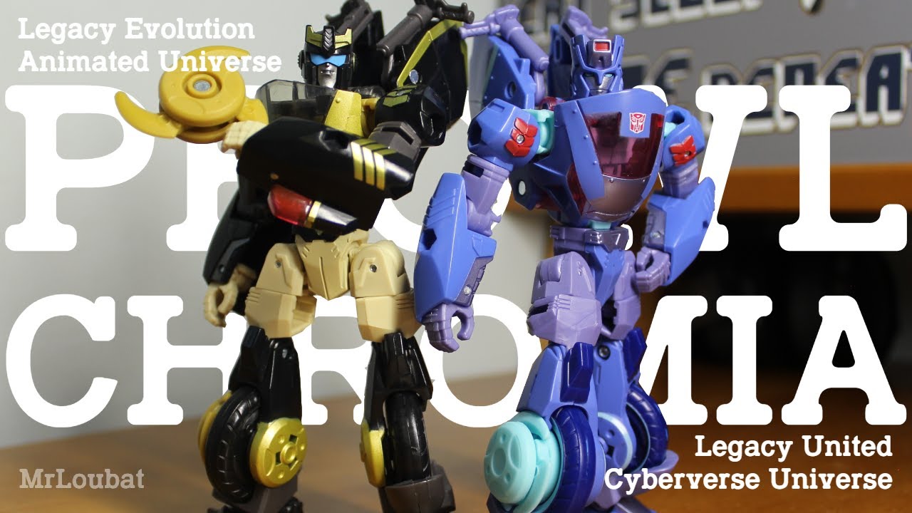 Legacy Evolution Animated Universe Prowl/United Cyberverse Universe Chromia | MrLoubat Review No. 38