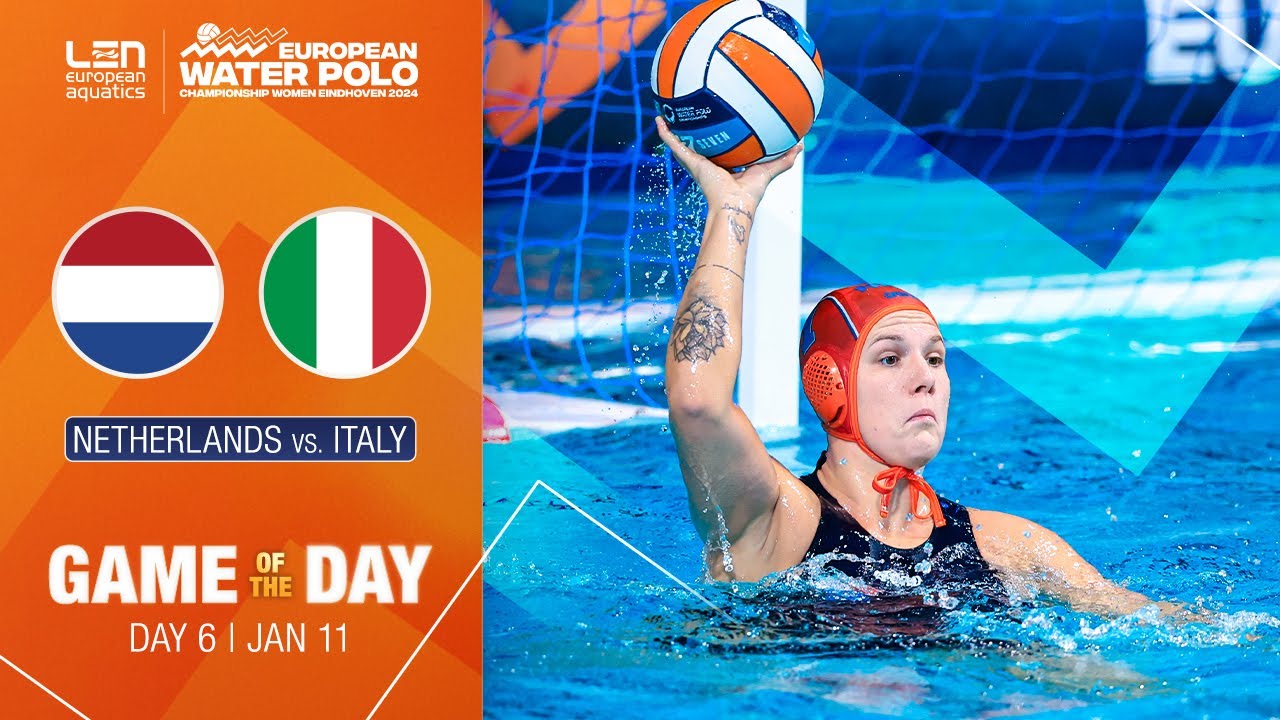 Dutch Dames Beat Italy To Final | Extended Highlights | European Water Polo Championships 2024