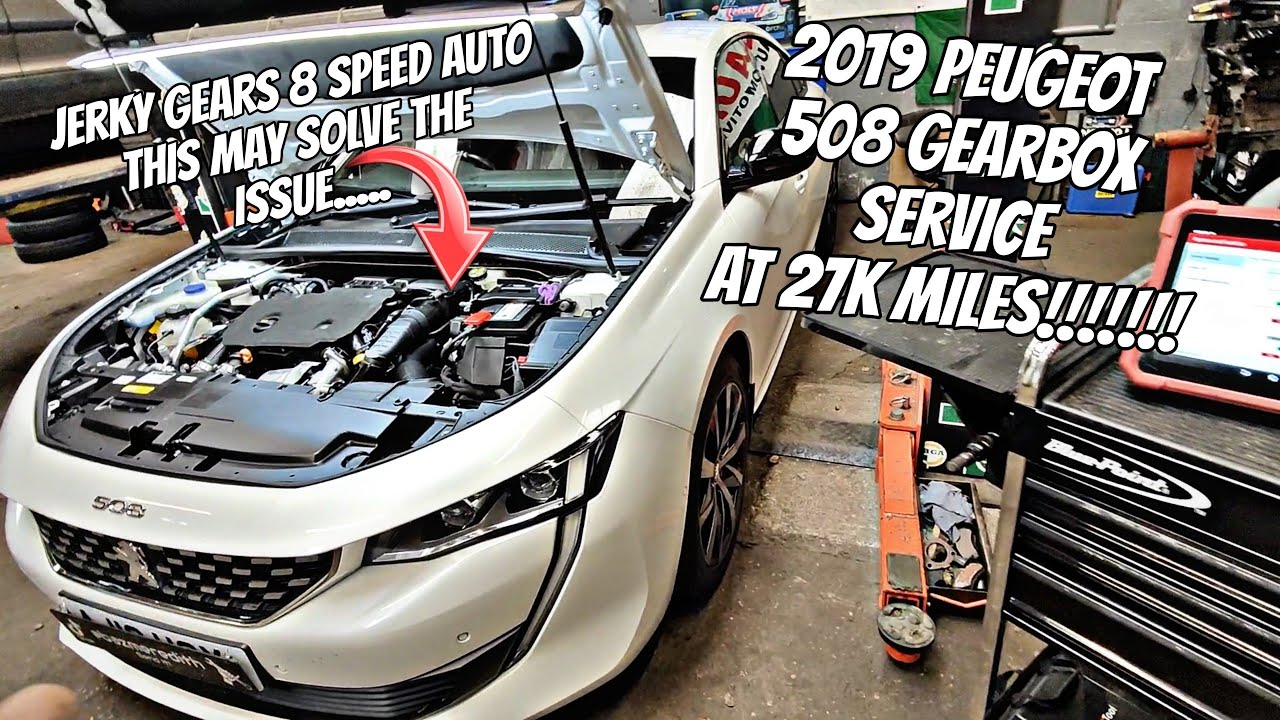 YOU WONT BELIEVE THE DIFFERENCE THIS MADE TO THE GEAR CHANGE!!!! PEUGEOT 508 AUTO BOX SERVICE!!!!!