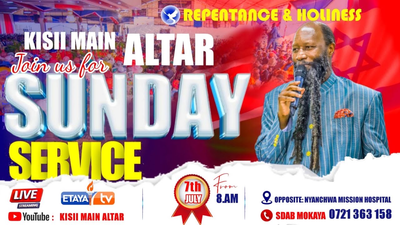 KISII MAIN ALTAR SUNDAY SERVICE - 7TH JULY 2024