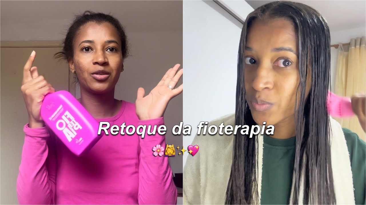 Retoque da Fioterapia no cabelo crespo
