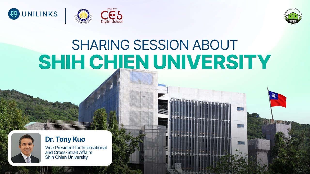 Sharing Session by  shih chien university | Dr. Tony Kuo