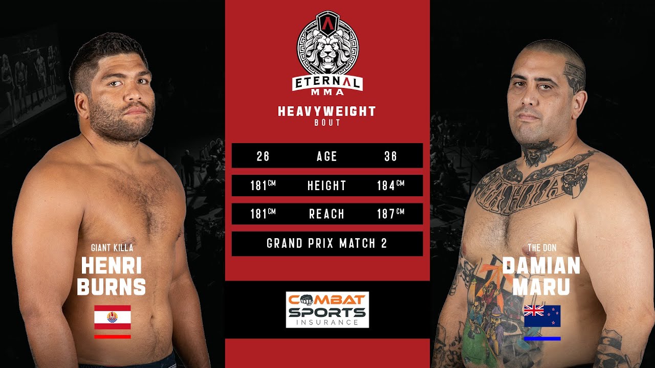 Eternal MMA 50 - Henri Burns VS Damian Maru - Видео боя MMA