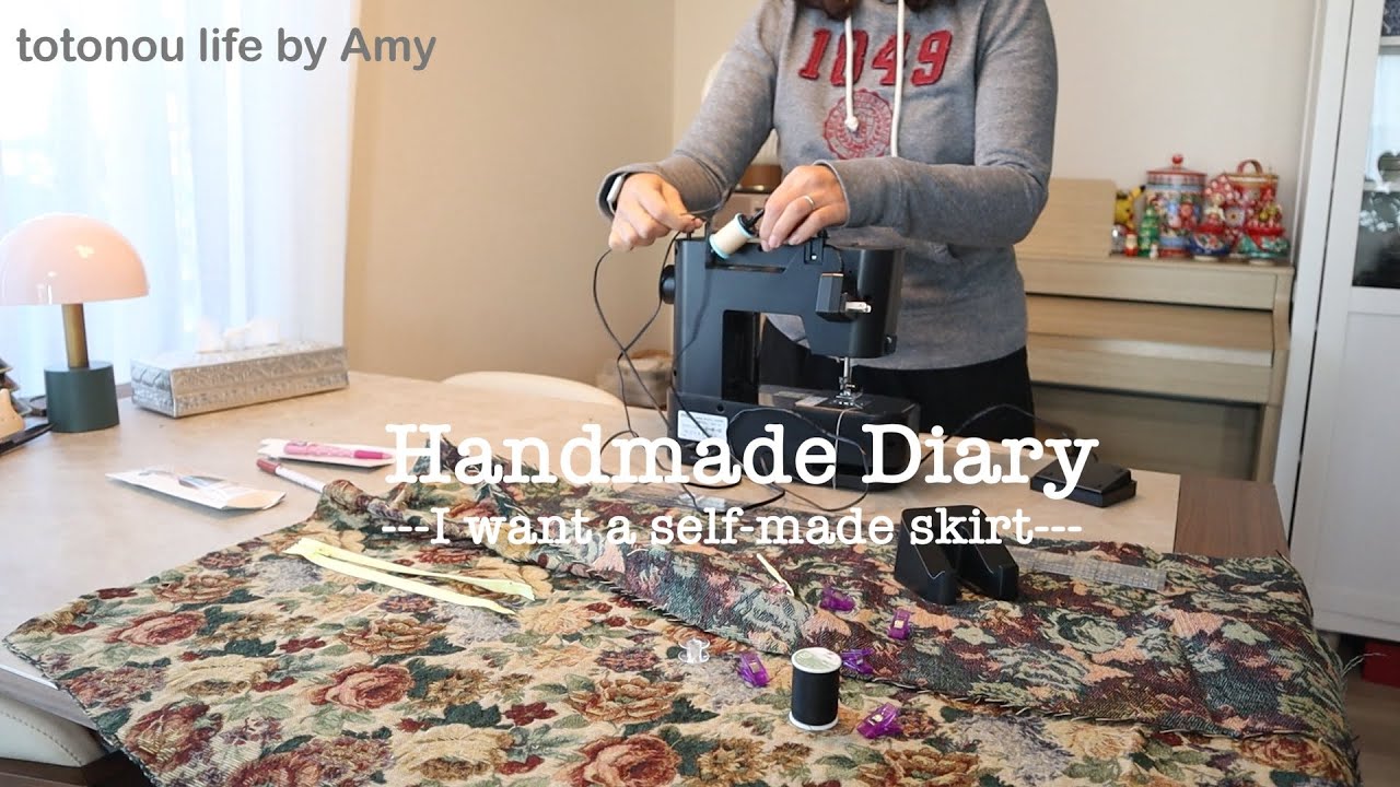 (Handmade Diary) Я хочу сшить юбку skirt☺︎ Сделано на заказ! /Я ходила в Токийский зоопарк