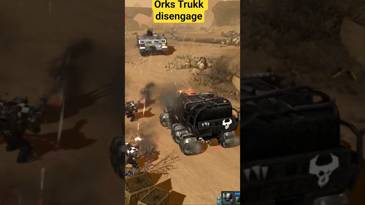 Orks Trukk disengage vs Rhino 