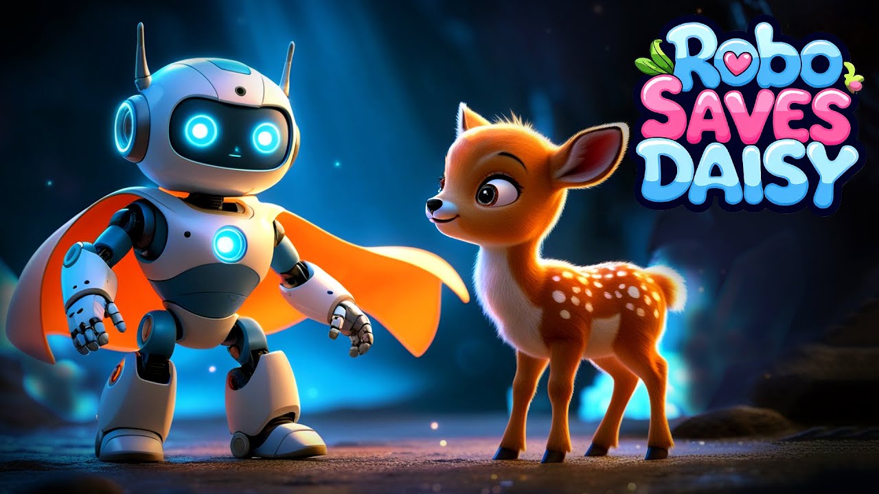 Super Robo 🤖 Saves Deer 🦌 | English Moral Stories | Bedtime Stories
