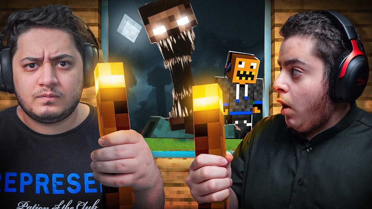 ماين كرافت | ماين كرافت رعب مع سبيد وبرنكي😨🔥(هيروبراين غريب!!!) | siren head Herobrine