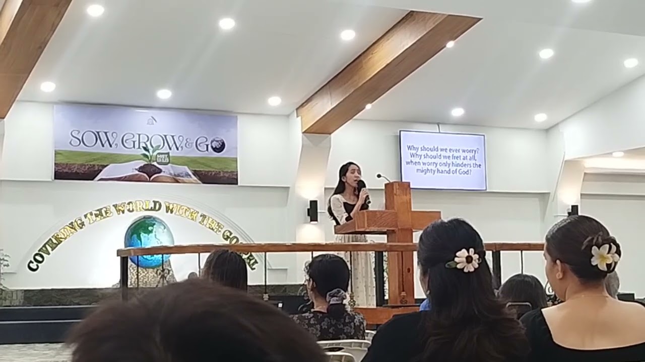 WORRY ENDS WHERE FAITH BEGINS| GBC-Tacloban| Wednesday Service| Celestial Mae 