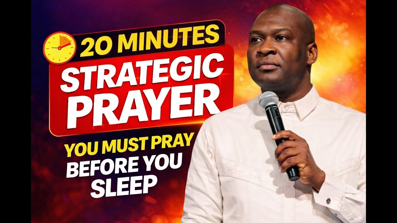 20 Minutes Strategic Prayers, You Must Pray Before You Sleep ~ Apostle Joshua Selman