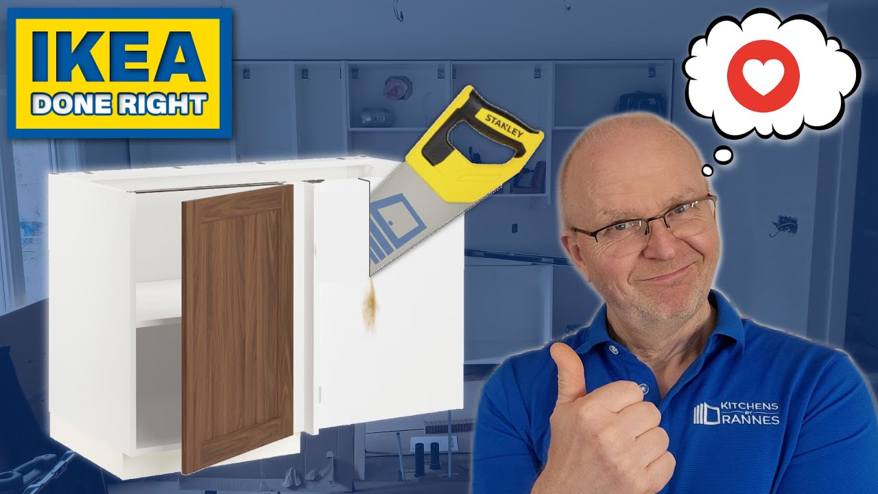 Let's Cut Some Corners - IKEA Cabinet Modding MAGIC!