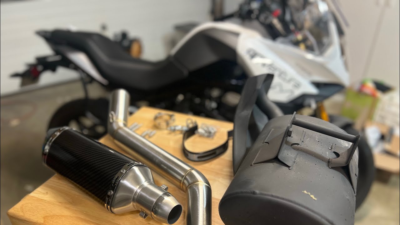 УСТАНОВКА ВЫПУСКА CF Moto 650 MT/Adventura 2022 ГОДА!