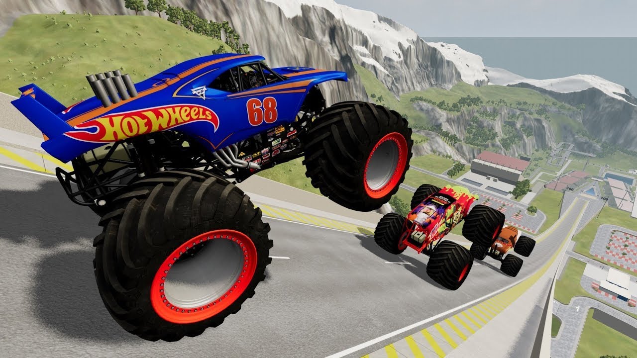 LIVE 087 | Random Car - Epic Car Jumps & Crashes - BeamNG.Drive