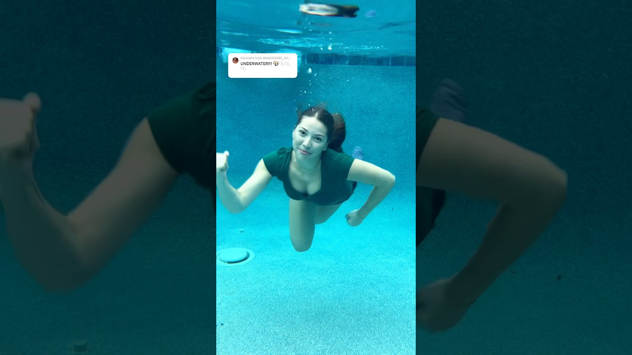 UNDERWATER CHALLENGE 💧🕺🏻 #shorts | Amalia Triple Charm