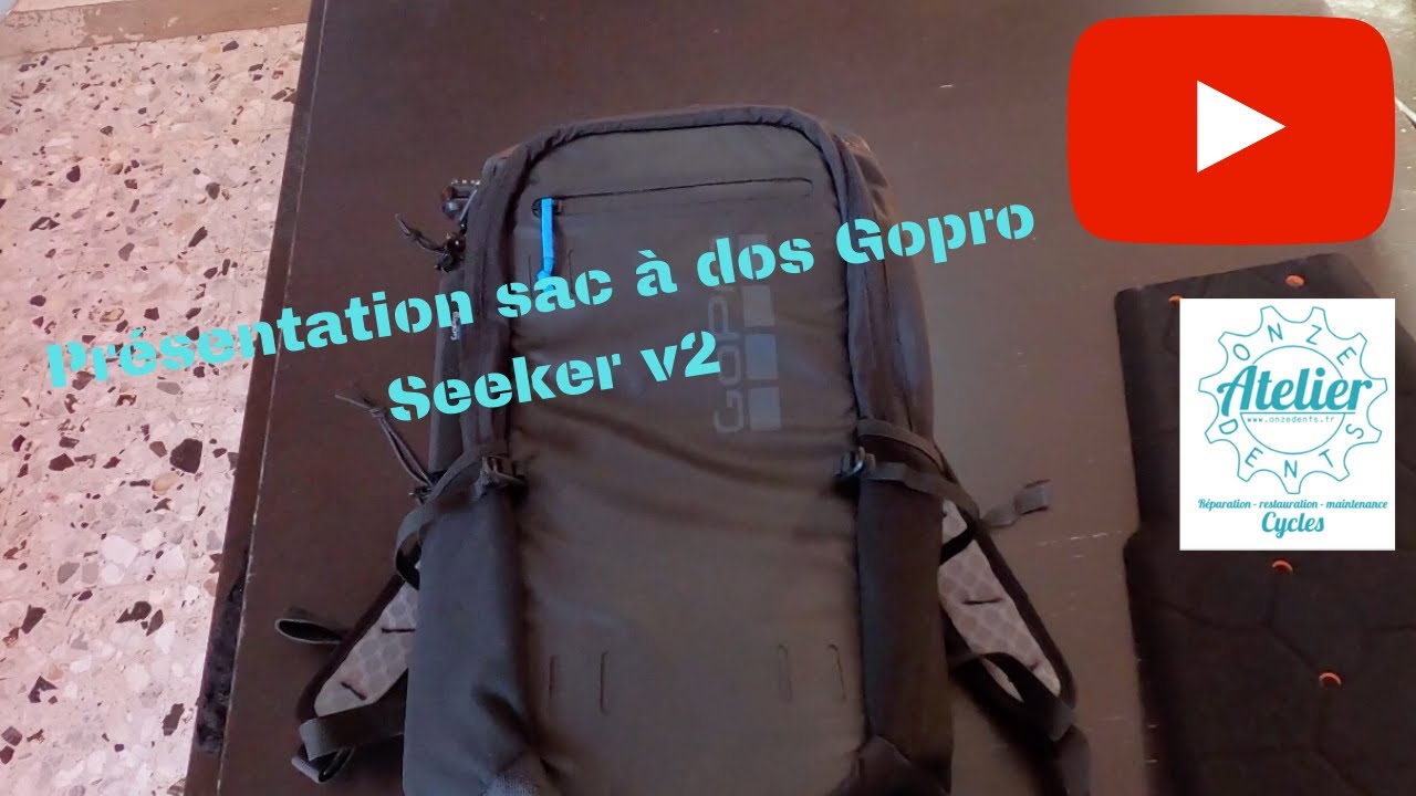 Sac à dos Gopro Seeker v2, présentation//bonus:comment l'acheter à-50%!