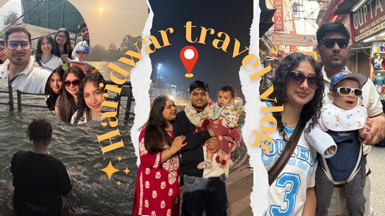 Our Haridwar Family Trip | Ganga Aarti, Temples & Street Food | Vlog |DAY 1