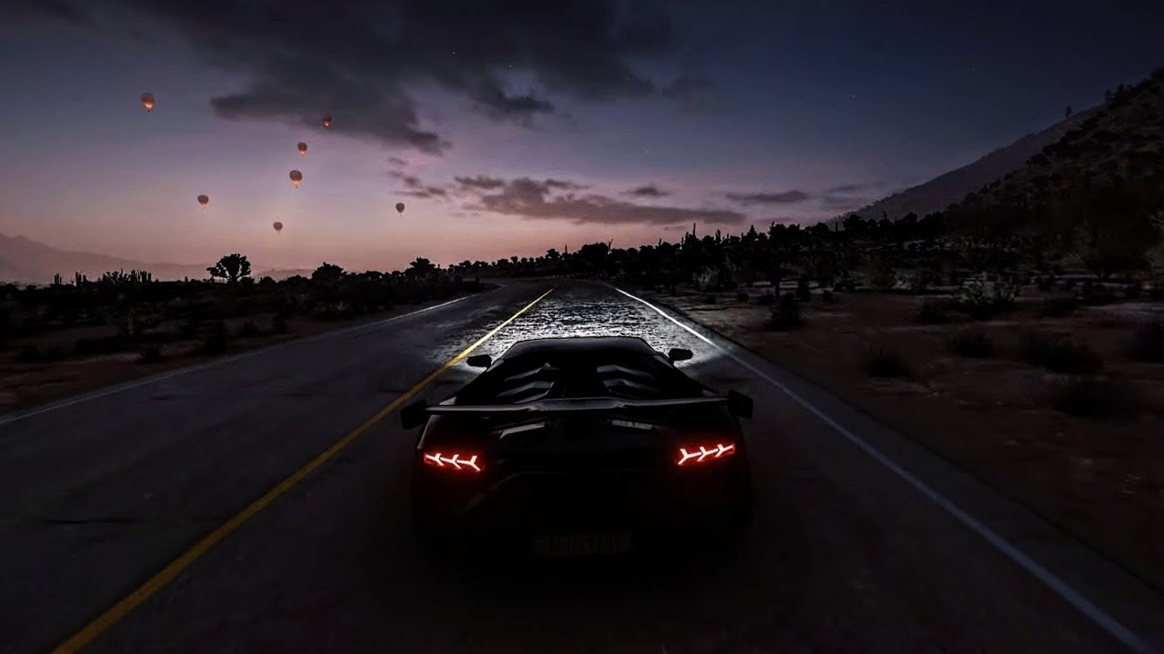 FORZA HORIZON 5 | LAMBORGHINI AVENTADOR SVJ | PXN V9 GEN2 STEERING WHEEL GAMEPLAY | G.H.O.S.T