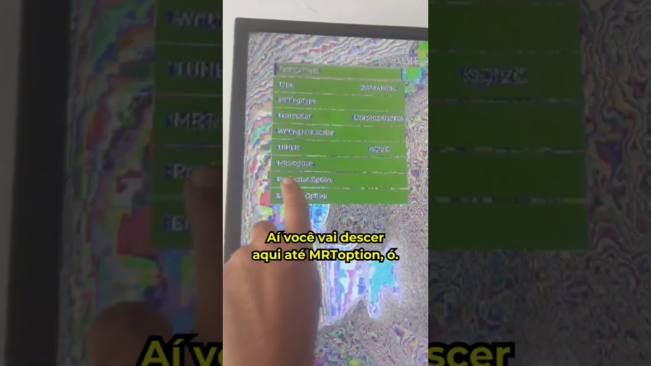 TV Samsung de 32 com Imagem NEGATIVA! | MODO DE SERVIÇO SAMSUNG. 