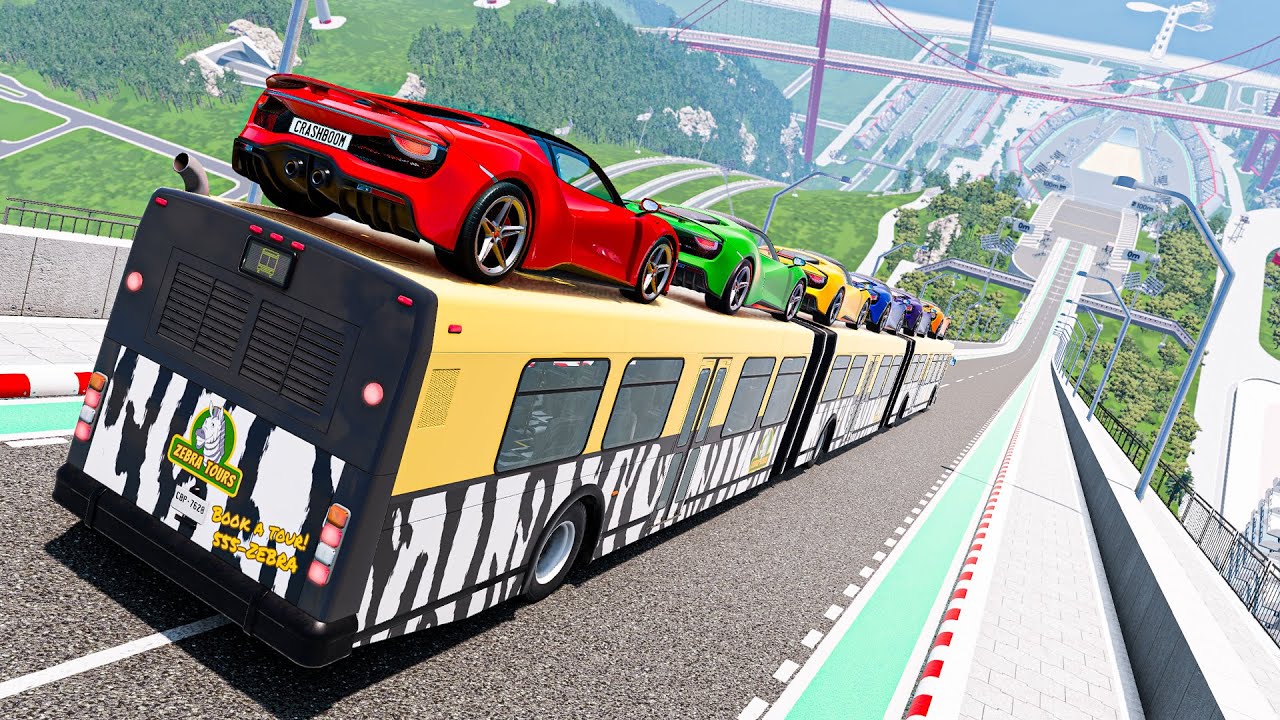 Epic High Speed Car Jumps #241 – BeamNG Drive | CrashBoomPunk