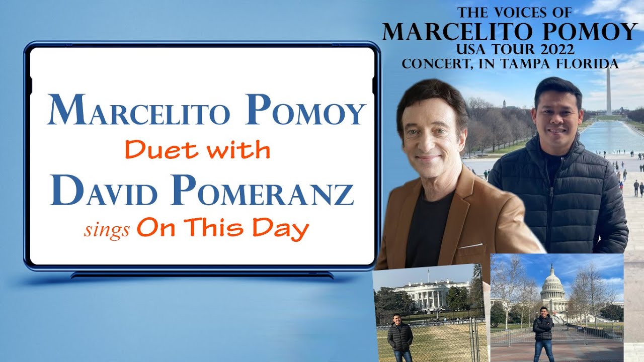 Marcelito Pomoy &  David Pomeranz | On This Day concert in Tampa, Florida