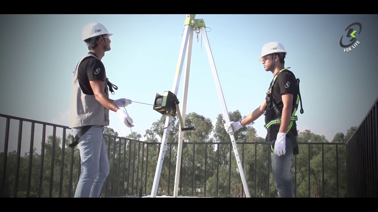 Confined Space Rescue / Sauvetage en espace confiné - Tripod + FA 20 401 30 | KRATOS -TEAMSAFETY