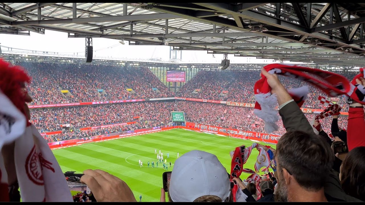 1.FC Köln Hymne against Borussia Mönchengladbach